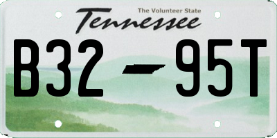 TN license plate B3295T