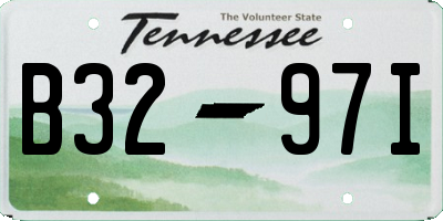 TN license plate B3297I