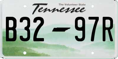 TN license plate B3297R