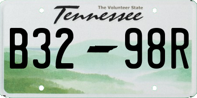 TN license plate B3298R