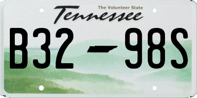 TN license plate B3298S