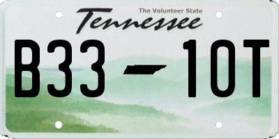 TN license plate B3310T