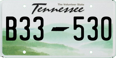 TN license plate B3353O