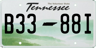 TN license plate B3388I