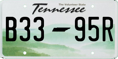 TN license plate B3395R