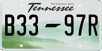 TN license plate B3397R