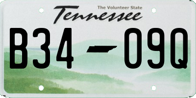 TN license plate B3409Q
