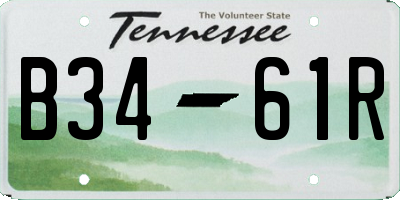 TN license plate B3461R