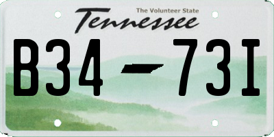 TN license plate B3473I