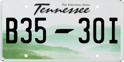 TN license plate B3530I