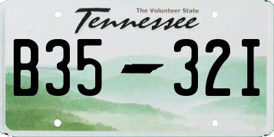 TN license plate B3532I