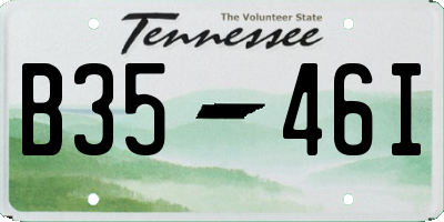 TN license plate B3546I
