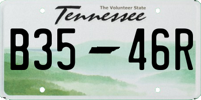 TN license plate B3546R