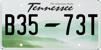 TN license plate B3573T