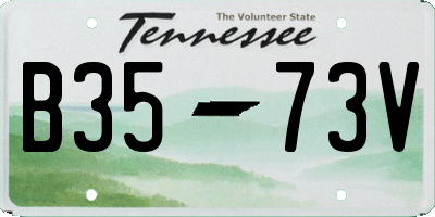 TN license plate B3573V
