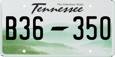 TN license plate B3635O