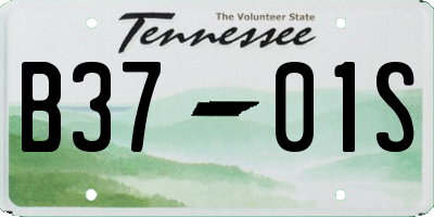 TN license plate B3701S