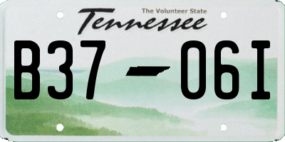 TN license plate B3706I