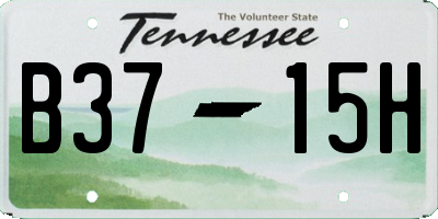 TN license plate B3715H