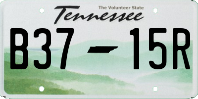 TN license plate B3715R