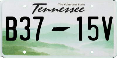TN license plate B3715V