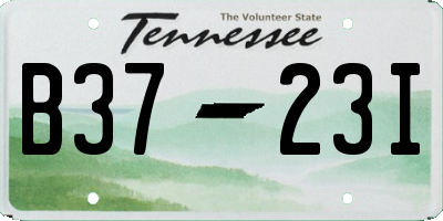 TN license plate B3723I