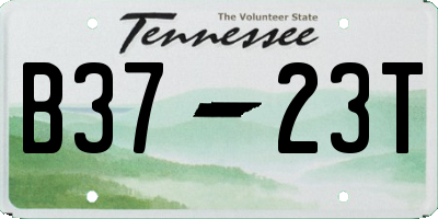 TN license plate B3723T