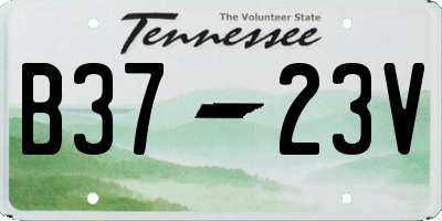 TN license plate B3723V