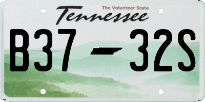 TN license plate B3732S