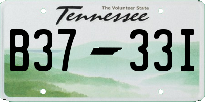 TN license plate B3733I