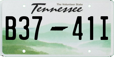 TN license plate B3741I