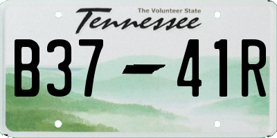 TN license plate B3741R