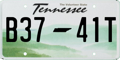 TN license plate B3741T