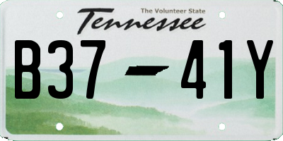 TN license plate B3741Y