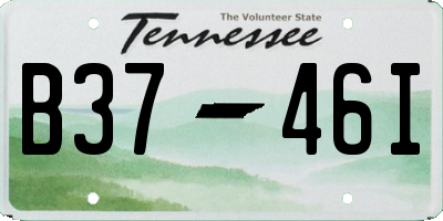 TN license plate B3746I