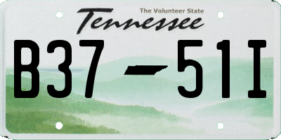 TN license plate B3751I