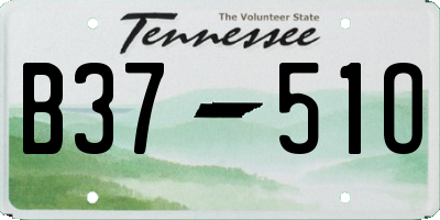 TN license plate B3751O
