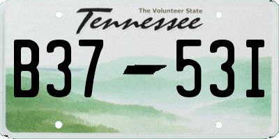 TN license plate B3753I