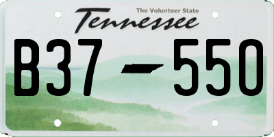 TN license plate B3755O