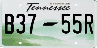TN license plate B3755R