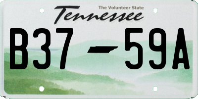TN license plate B3759A
