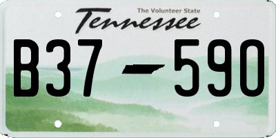 TN license plate B3759O