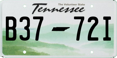 TN license plate B3772I