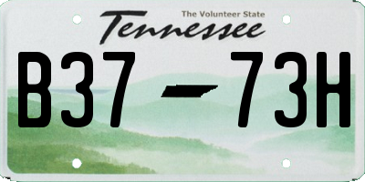 TN license plate B3773H