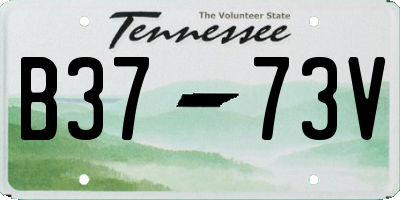 TN license plate B3773V