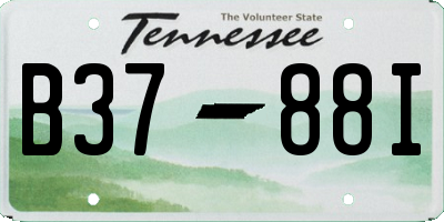 TN license plate B3788I