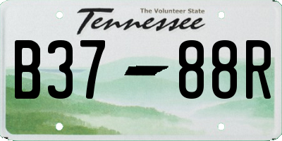 TN license plate B3788R