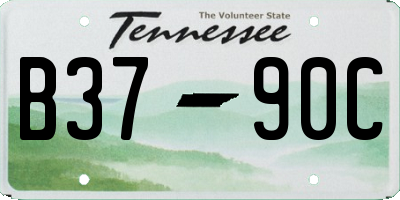 TN license plate B3790C