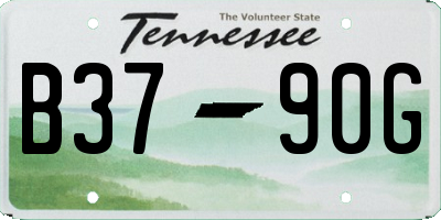 TN license plate B3790G