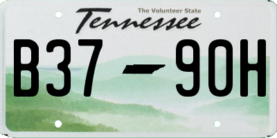 TN license plate B3790H